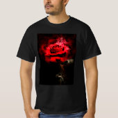 Rote Rose Blume Aquarell - bb T-Shirt (Vorderseite)
