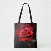 Rote Rose Blume Aquarell - bb Tasche (Vorderseite)