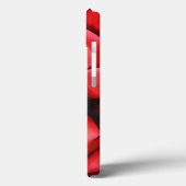 Rote Rose Blume Art Phone Case (Rückseite / Links)