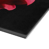 Rote Rose Blume Blumenblüte Schneidebrett (Ecke)