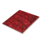 Rote Rose Blume Fliese (Seite)
