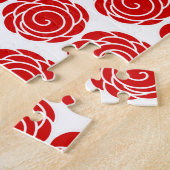 Rote Rose Blume frustrierend Puzzle (Seite)