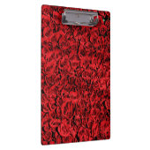 Rote Rose Blume Klemmbrett (Rechts)