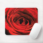 Rote Rose Blume Liebe Valentine Maus Pad Mousepad (Mit Mouse)