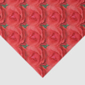 Rote Rose Blume Naturmuster Seidenpapier (Ausschnitt)