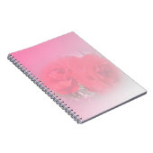 rote Rose Blume Notebook Notizblock (Rechte Seite)