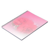 rote Rose Blume Notebook Notizblock (Linke Seite)