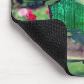 Rote Rose Blume Personalisiert Mousepad (Ecke)