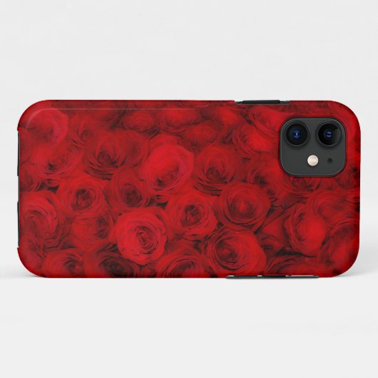 Rote Rose Blume Rose Petals Handy Fall Case-Mate iPhone Hülle (Rückseite (Horizontal))