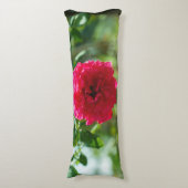 Rote Rose Blume Seitenschläferkissen (Vorderseite Vertikal)