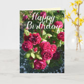 Rote Rose Blumengarten Blumengarten Rose Geburtsta Karte (Gelbe Blume)