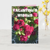 Rote Rose Blumengarten Blumengarten Valentinstag K Karte (Gelbe Blume)