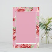 Rote Rose Blumenklassik Brautparty annou (Stehend Vorderseite)