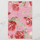 Rote Rose Blumenklassik Brautparty annou (Rückseite)