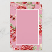 Rote Rose Blumenklassik Brautparty annou (Vorne/Hinten)