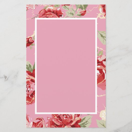 Rote Rose Blumenklassik Brautparty annou (Vorderseite)