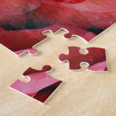 Rote Rose Blumenrahmen Ihr Foto hinzufügen Puzzle (Seite)