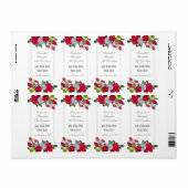 Rote Rose Blumenstrauß Hochzeitswein (Vorne)