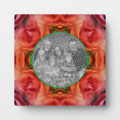 Rote Rose Blütennatur Fügen Sie Ihr Foto hinzu Fotoplatte (Vorderseite)