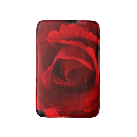 Rote Rose bmcna Badematte (Vorderseite Vertikal)