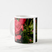 rote Rose Bouquet Kaffeetasse (Vorderseite Links)