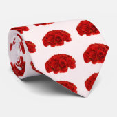 Rote Rose Bouquet Krawatte (Gerollt)