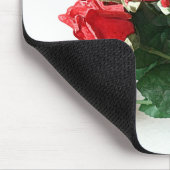 Rote Rose Bouquet Mousepad (Ecke)