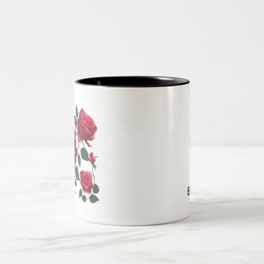 Rote Rose Bouquet Tasse (Mittel)