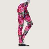 rote Rose-Bouquets Leggings (Rechts)