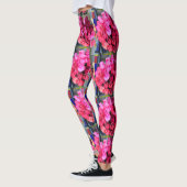rote Rose-Bouquets Leggings (Links)