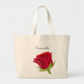 Rote Rose Bridesmaid Jumbo Stoffbeutel (Vorne)