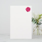 Rote Rose Briefpapier (Stehend Vorderseite)