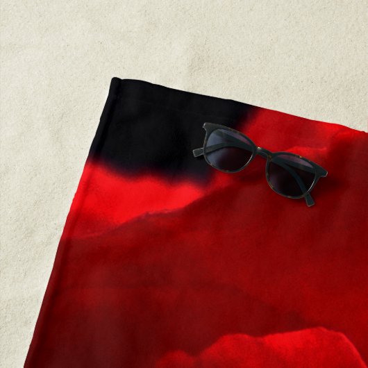 Rote Rose btcnm Strandtuch (Beispiel)