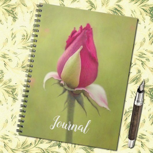 Rote Rose Bud Art Journal-Notebook Notizblock