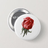 rote Rose Bud Button (Vorne & Hinten)