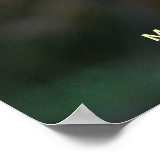 Rote Rose Bud Poster (Ecke)