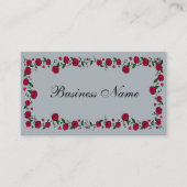 Rote Rose Business Cards Visitenkarte (Vorderseite)