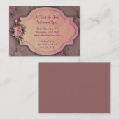 Rote Rose Business Cards Visitenkarte (Vorne/Hinten)