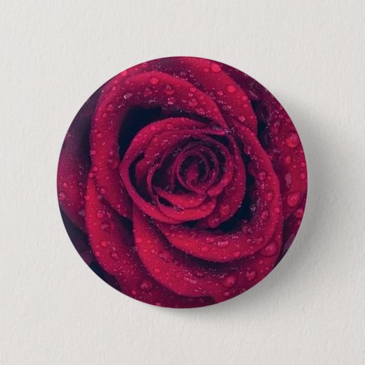 rote Rose Button (Vorderseite)