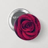 rote Rose Button (Vorne & Hinten)