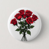 rote Rose Button (Vorderseite)