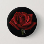 Rote Rose Button (Vorderseite)