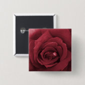 rote Rose Button (Vorne & Hinten)