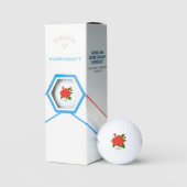 Rote Rose Callaway Supersoft Golfball (Verpackung)