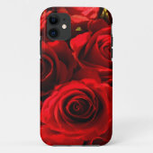 rote Rose Case-Mate iPhone Fall Hülle (Rückseite)