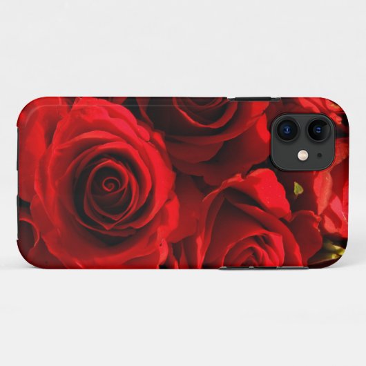 rote Rose Case-Mate iPhone Fall Hülle (Rückseite (Horizontal))