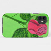 Rote Rose Case-Mate iPhone Hülle (Rückseite (Horizontal))