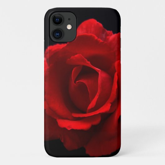 Rote Rose Case-Mate iPhone Hülle (Rückseite)
