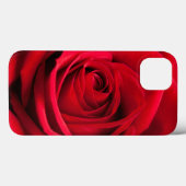 Rote Rose Case-Mate iPhone Hülle (Rückseite (Horizontal))