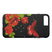 Rote Rose Case-Mate iPhone Hülle (Rückseite (Horizontal))